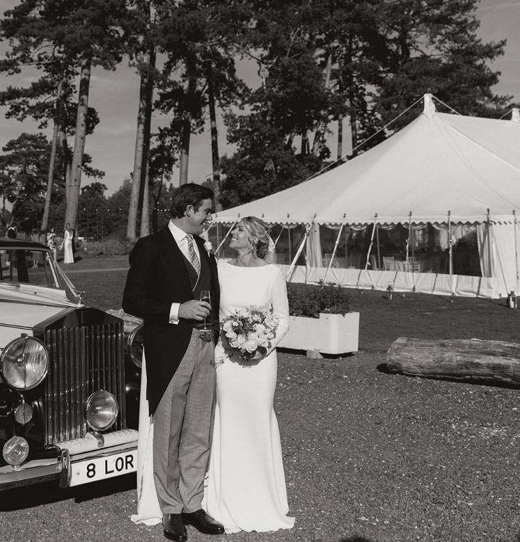 Vintage white wedding venues in Berkshire