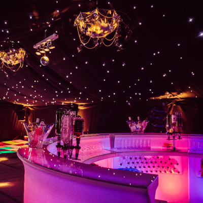 Star Cloth Party Marquee | Fairytale Marquees | Marquees for Hire in Bedfordshire, Hertfordshire, Cambridgeshire and Buckinghamshire