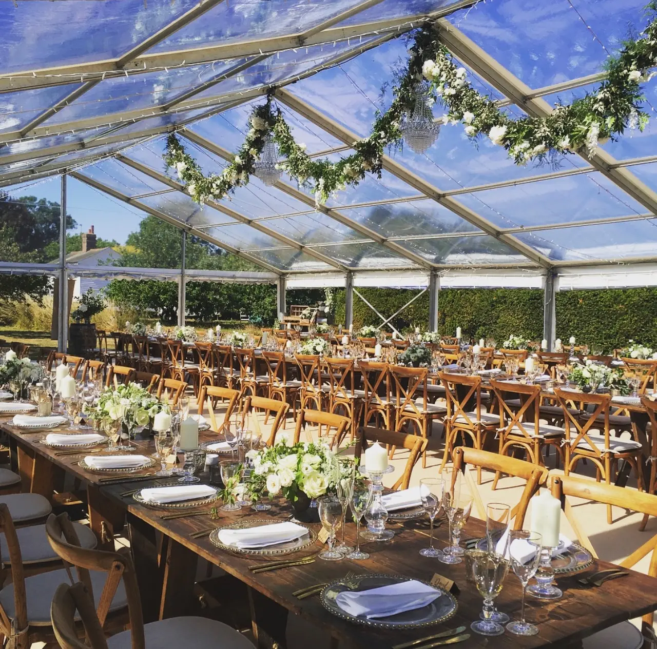 Clear Roof Glass House Marquee | Fairytale Marquees | Marquees for Hire in Bedfordshire, Hertfordshire, Cambridgeshire and Buckinghamshire