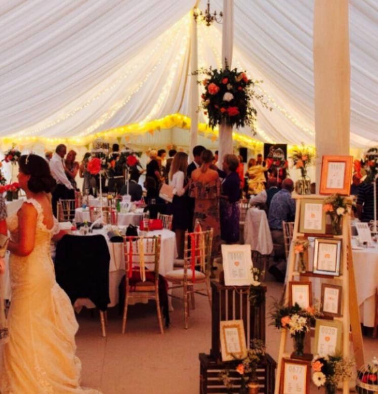 Fairy Lights fanning out over dance floor | Marquee Lighting for hire | Marquee Equipment for Hire | Fairytale Marquees