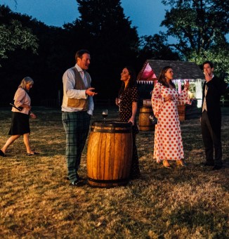 Vintage Varnished Oak Barrel | Marquee Equipment for Hire | Fairytale Marquees