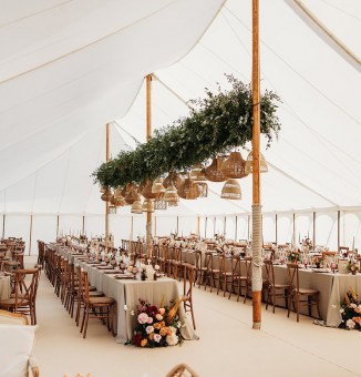 Rustic Petal Pole Marquees for Hire | Fairytale Marquees | Available in Bedfordshire, Hertfordshire, Buckinghamshire and Cambridgeshire