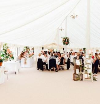 White Wedding Marquee for Hire | Fairytale Marquees | Available in Bedfordshire, Hertfordshire, Buckinghamshire and Cambridgeshire