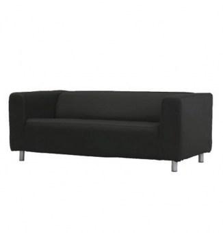 Black Sofa 2 Seater | Marquee Equipment for Hire | Fairytale Marquees