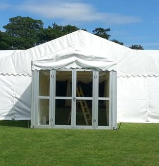 Marquee Glazed Doors for Hire | Marquee Accessories from Fairytale Marquees | Available in Bedfordshire, Hertfordshire, Buckinghamshire and Cambridgeshire