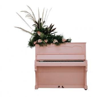 Pink Morgan Piano for hire | Marquee Accessories for hire | Marquee Equipment for Hire | Fairytale Marquees
