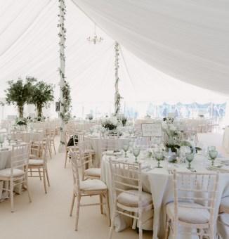 White Wedding Marquee and Interior for Hire | Fairytale Marquees | Available in Bedfordshire, Hertfordshire, Buckinghamshire and Cambridgeshire